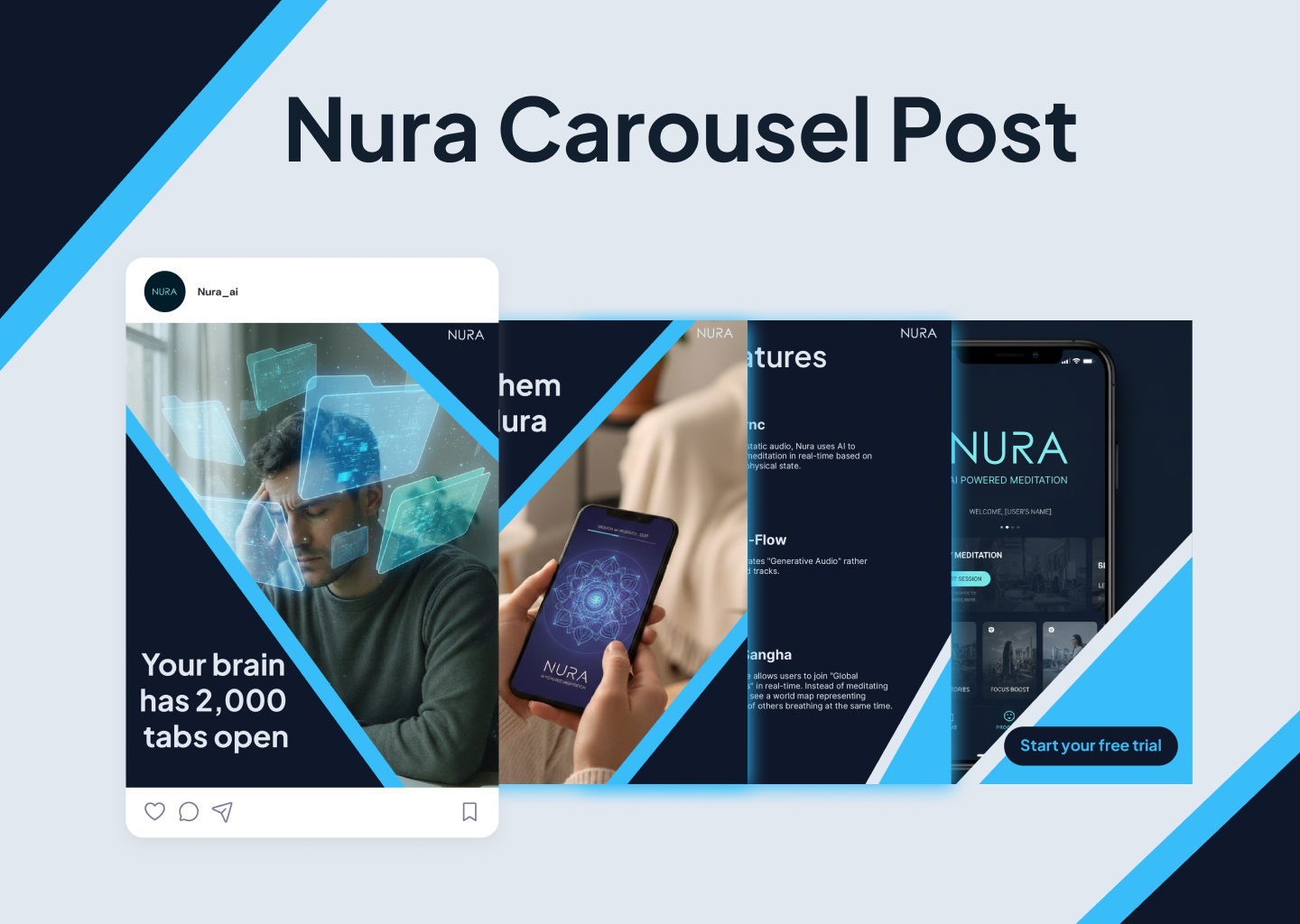 Instagram Carousel Design post